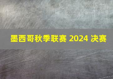 墨西哥秋季联赛 2024 决赛